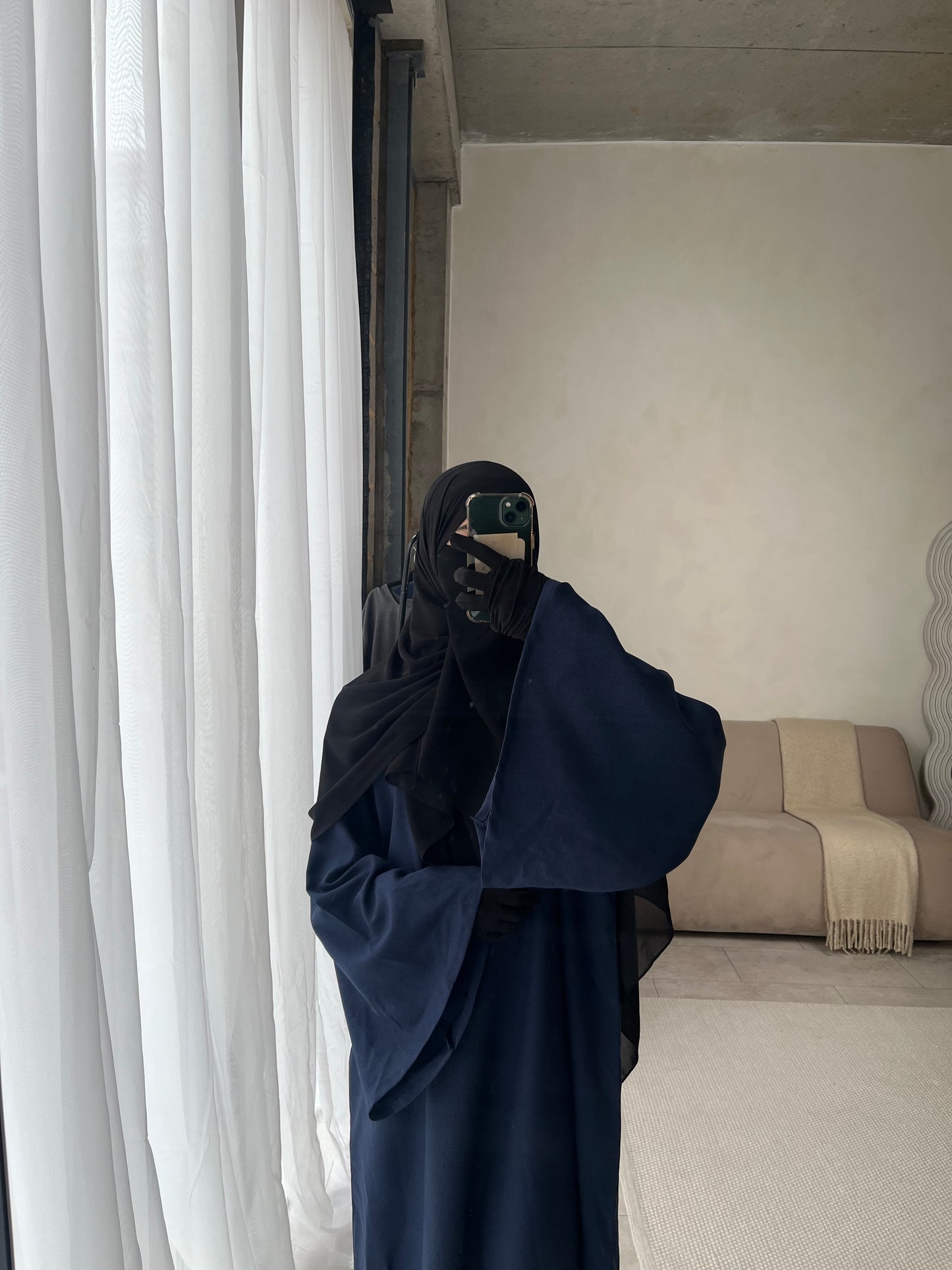 AMAYA Abaya - Navy