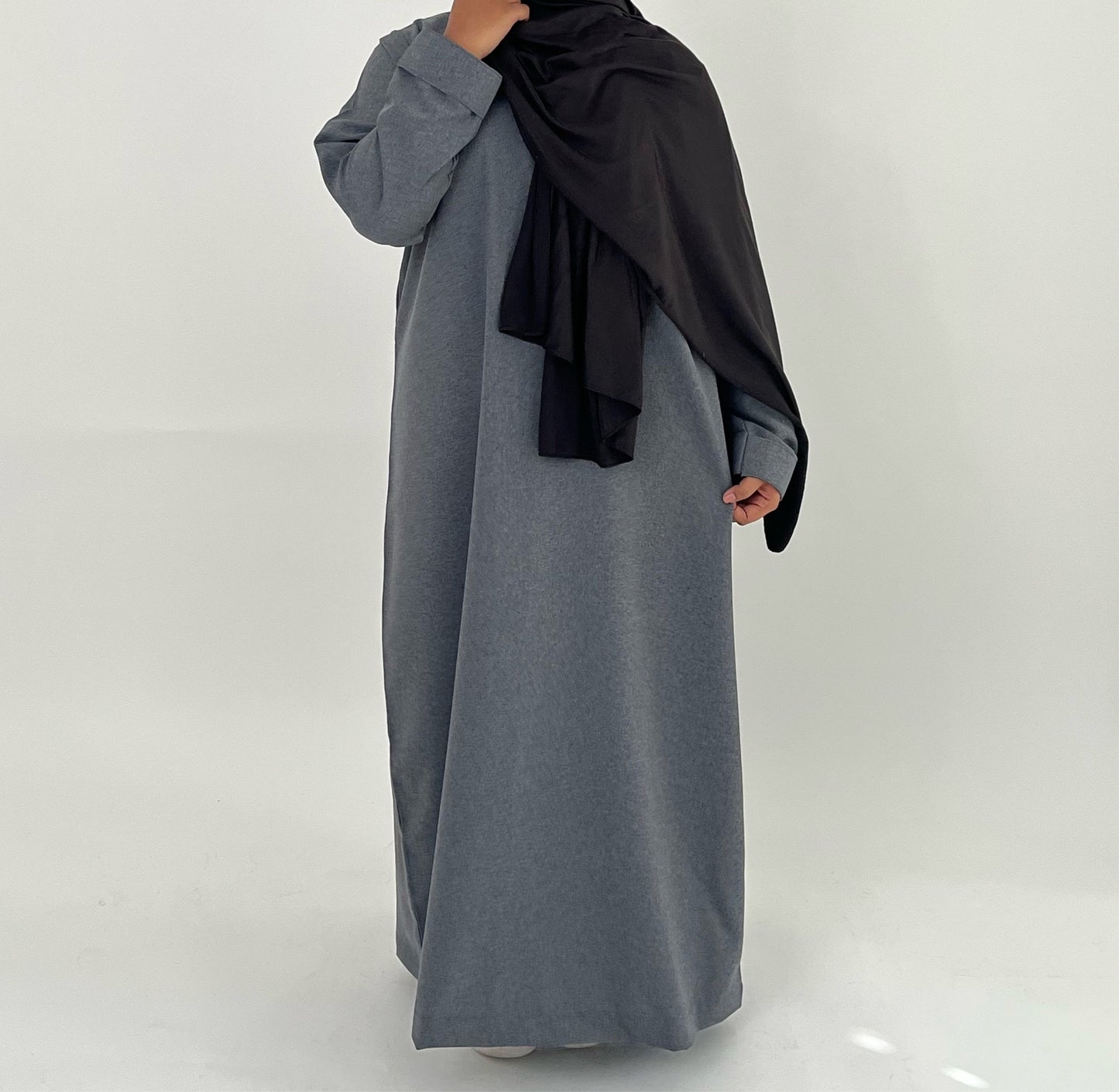 HAWA Abaya - Charcoal Grey