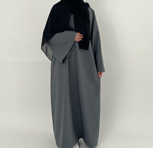 AMAYA Abaya - Charcoal Grey