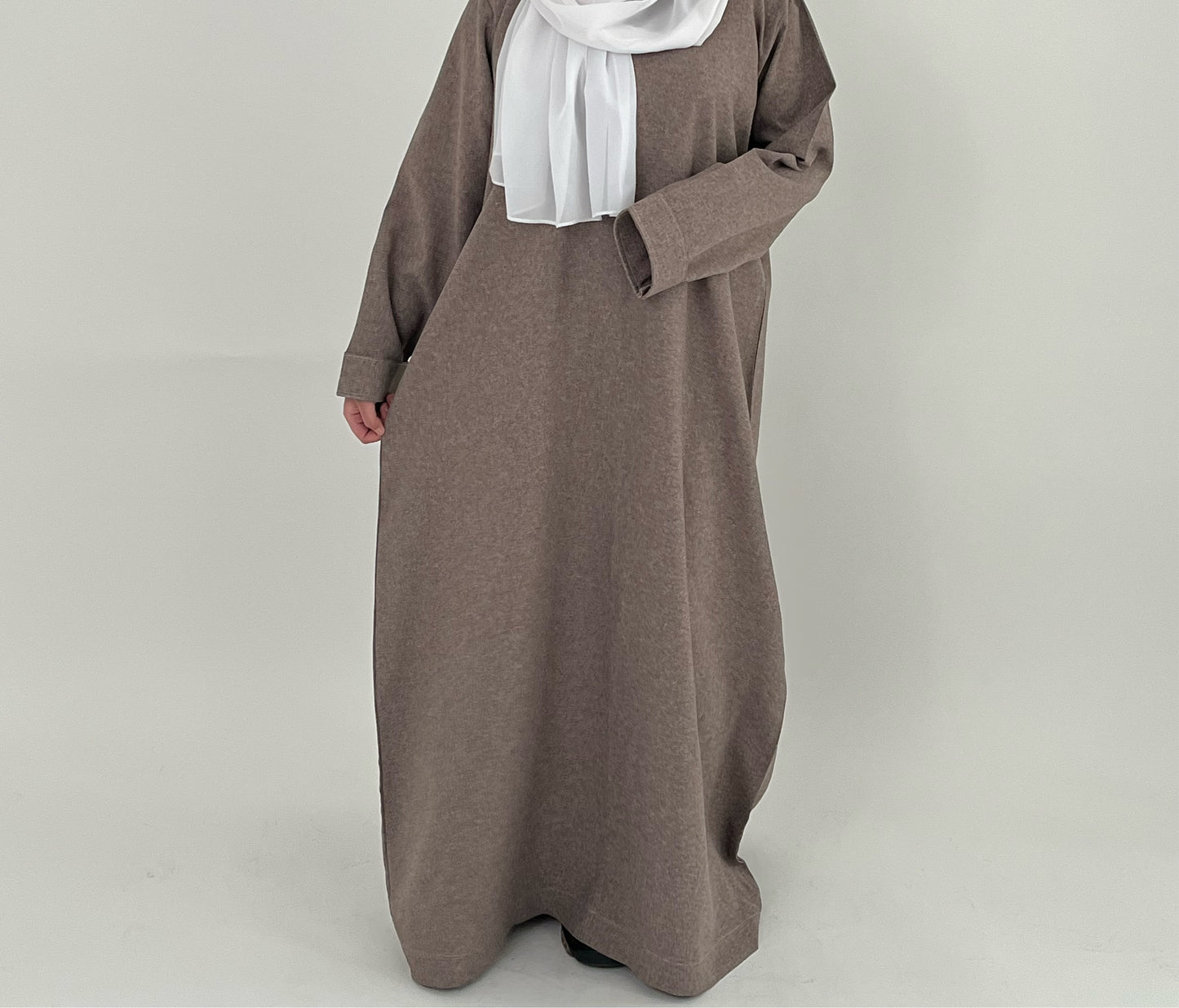 HAWA Abaya - Mocha Brown